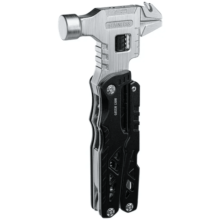 Green Lion 18 In 1 Multi Tool Hammer Survival Kit With Pouch - Saif Al Najmi KwTOOLKITGreen LionSaif Al Najmi KwGreen Lion 18 In 1 Multi Tool Hammer Survival Kit With Pouch