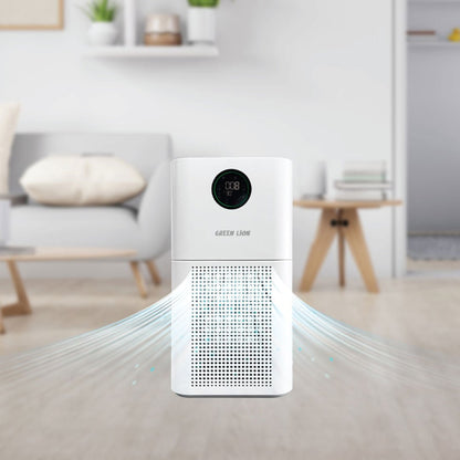 Green Lion 48W Intelligent Air Purifier - White - Saif Al Najmi KwAir PurifierGreen LionSaif Al Najmi KwGreen Lion 48W Intelligent Air Purifier - White