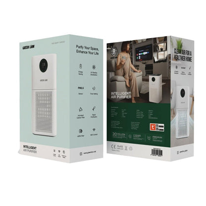 Green Lion 48W Intelligent Air Purifier - White - Saif Al Najmi KwAir PurifierGreen LionSaif Al Najmi KwGreen Lion 48W Intelligent Air Purifier - White