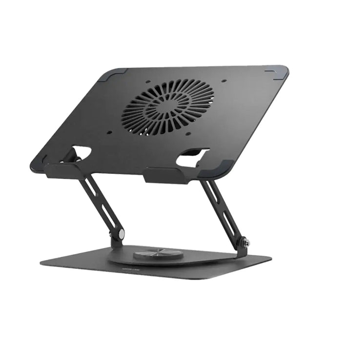Green Lion Adjustable Laptop Stand with Cooling Fan 360° - Saif Al Najmi Kwlaptop standGreen LionSaif Al Najmi KwGreen Lion Adjustable Laptop Stand with Cooling Fan 360°