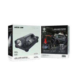 Green Lion JX66 Jump Starter Tyre Inflator Power Bank Gray - Saif Al Najmi KwCar Jump StarterGreen LionSaif Al Najmi KwGreen Lion JX66 Jump Starter Tyre Inflator Power Bank Gray