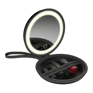 Green Lion Mini Makeup Pouch with LED Mirror Travel Case - Saif Al Najmi KwWomens GroomingGreen LionSaif Al Najmi KwGreen Lion Mini Makeup Pouch with LED Mirror Travel Case