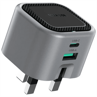 Green Lion Premium 35W GaN Charger UK Plug PD - Gray - Saif Al Najmi KwPhone ChargerGreen LionSaif Al Najmi KwGreen Lion Premium 35W GaN Charger UK Plug PD - Gray - Saif Al Najmi Kw