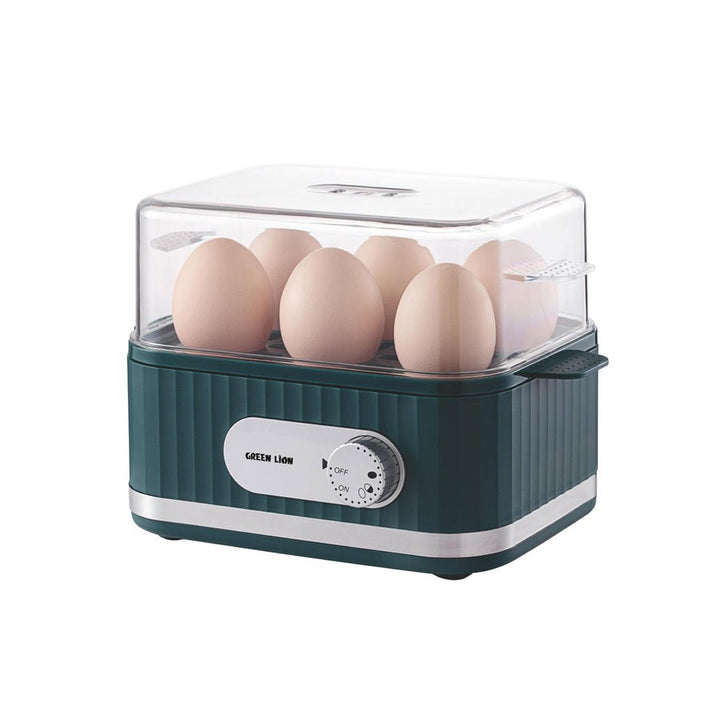 Green Lion Smart Egg Cooker 6 Egg 400W Compact Boiler - Saif Al Najmi KwgadgetsGreen LionSaif Al Najmi KwGreen Lion Smart Egg Cooker 6 Egg 400W Compact Boiler