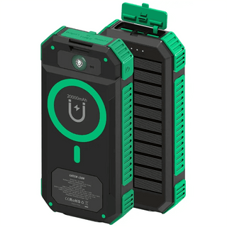 Green Lion Solar Flex 20000mAh Power Bank - Green & Black - Saif Al Najmi KwPower BankGreen LionSaif Al Najmi KwGreen Lion Solar Flex 20000mAh Power Bank - Green & Black - Saif Al Najmi Kw