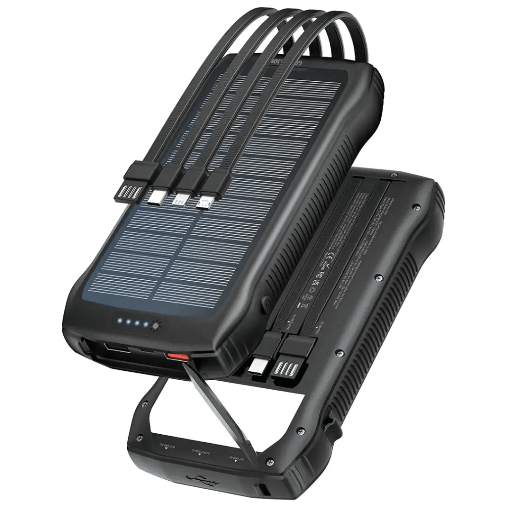 Green Lion Solar Force 20000mAh Power Bank - Black - Saif Al Najmi KwPower BanksGreen LionSaif Al Najmi KwGreen Lion Solar Force 20000mAh Power Bank - Black