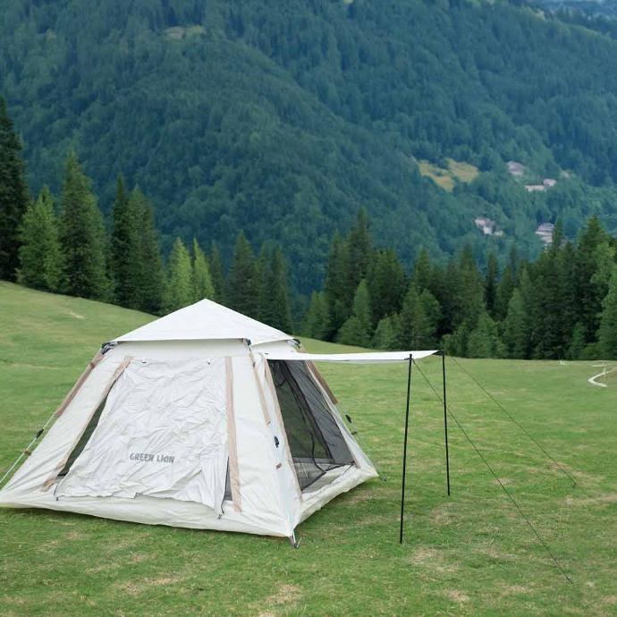 GT - 6 Camping Tent 4 - 6 Person Waterproof Outdoor Green Lion - Beige - Saif Al Najmi KwCampingGreen LionSaif Al Najmi KwGT - 6 Camping Tent 4 - 6 Person Waterproof Outdoor Green Lion - Beige