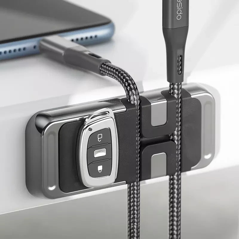 H - CT161 Universal Magnetic Cable Organizer & Mobile Phone Holder - Saif Al Najmi KwCar AccessoriesSaif Al Najmi KwSaif Al Najmi KwH - CT161 Universal Magnetic Cable Organizer & Mobile Phone Holder