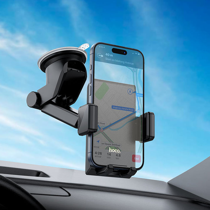 H49 Precious push - type car holder(center console) - Black - Saif Al Najmi KwMobile StandsHocoSaif Al Najmi KwHOCO H49132618H49 Precious push - type car holder(center console) - Black - Saif Al Najmi Kw