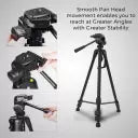 Weifeng WT 3520 Camera DSLR Professional Portable Aluminum Alloy Tripod w/ 3-Way Panel Ball - Saif Al Najmi Kw