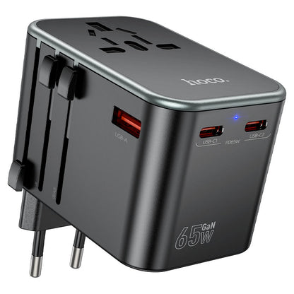 Hoco AC17 Supporter Conversion Charger PD65W EU / US / UK / AU - Saif Al Najmi Kw