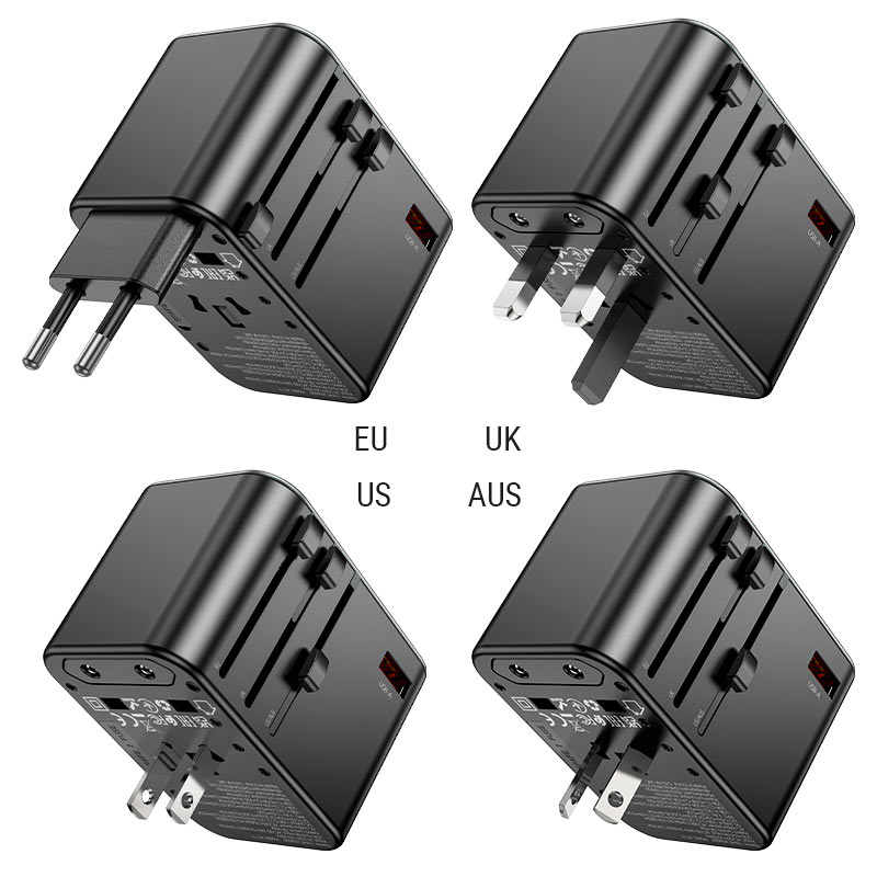 Hoco AC17 Supporter Conversion Charger PD65W EU / US / UK / AU - Saif Al Najmi Kw