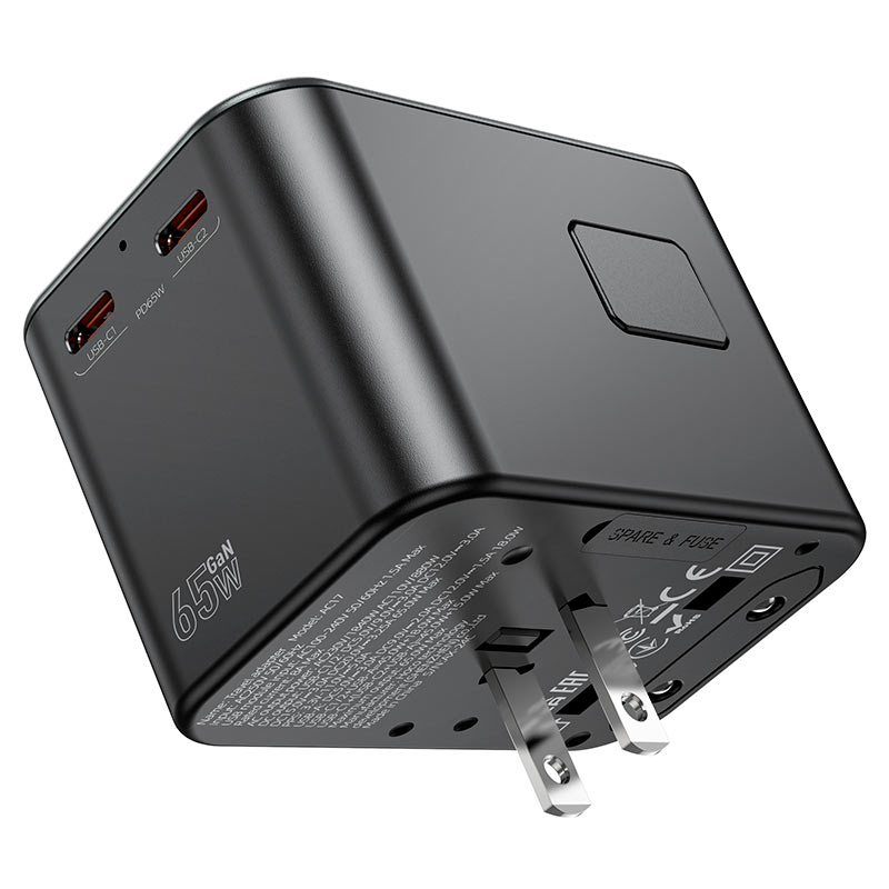 Hoco AC17 Supporter Conversion Charger PD65W EU / US / UK / AU - Saif Al Najmi Kw