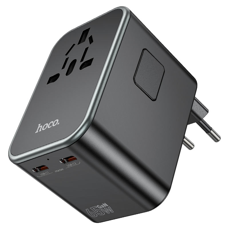 Hoco AC17 Supporter Conversion Charger PD65W EU / US / UK / AU - Saif Al Najmi Kw