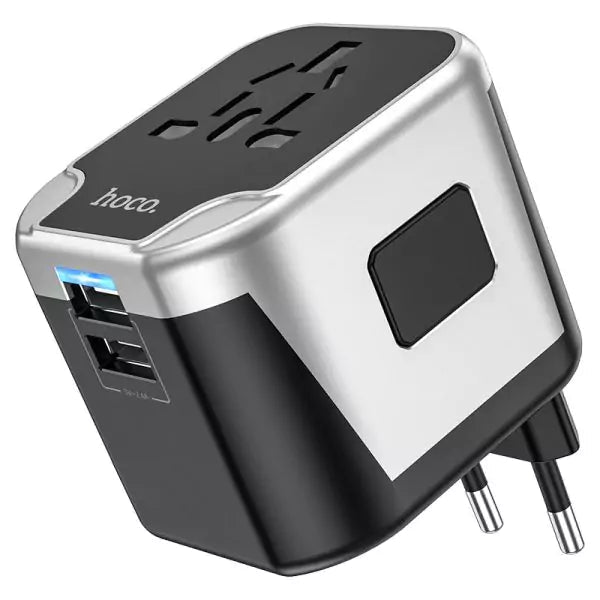 Hoco AC5 Level dual port universal conversion charger - Black - Saif Al Najmi KwChargersHocoSaif Al Najmi KwHOCO AC5131833AC5 Level dual port universal conversion charger - Black - Saif Al Najmi Kw
