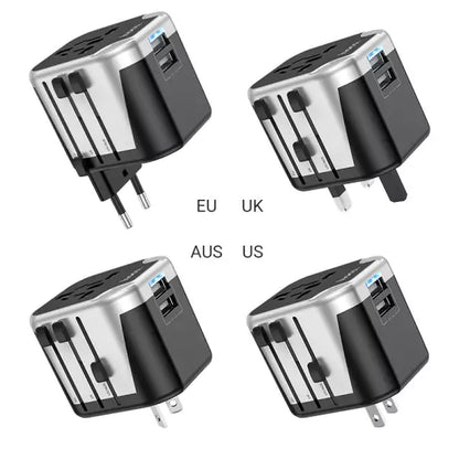 AC5 Level dual port universal conversion charger - Black - Saif Al Najmi Kw
