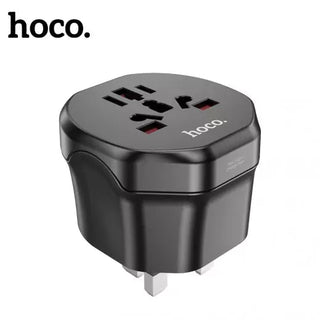Hoco AC6 Unimpeded universal conversion plug(EU) - Black - Saif Al Najmi KwChargersHocoSaif Al Najmi KwHOCO AC6131627AC6 Unimpeded universal conversion plug(EU) - Black - Saif Al Najmi Kw