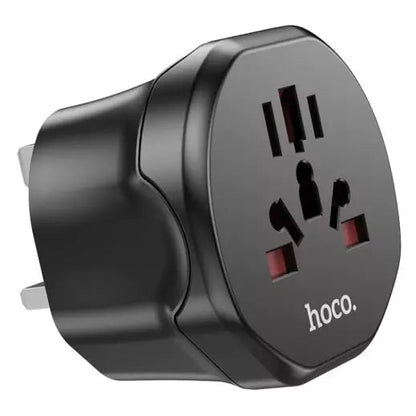 Hoco AC6 Unimpeded universal conversion plug(EU) - Black - Saif Al Najmi KwChargersHocoSaif Al Najmi KwHOCO AC6131627AC6 Unimpeded universal conversion plug(EU) - Black - Saif Al Najmi Kw