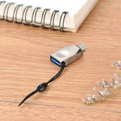 Hoco Adapter Micro USB To USB Charging And Data Sync - Silver - UA10 - Saif Al Najmi KwOTG / ConnectorsHocoSaif Al Najmi KwUA10128499Hoco Adapter Micro USB To USB Charging And Data Sync - Silver - UA10 - Saif Al Najmi Kw