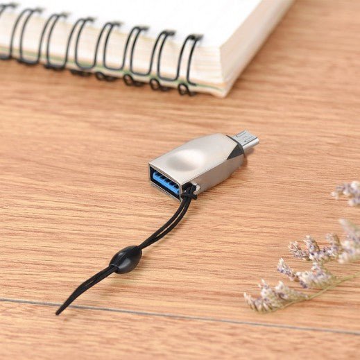Hoco Adapter Micro USB To USB Charging And Data Sync - Silver - UA10 - Saif Al Najmi KwOTG / ConnectorsHocoSaif Al Najmi KwUA10128499Hoco Adapter Micro USB To USB Charging And Data Sync - Silver - UA10 - Saif Al Najmi Kw