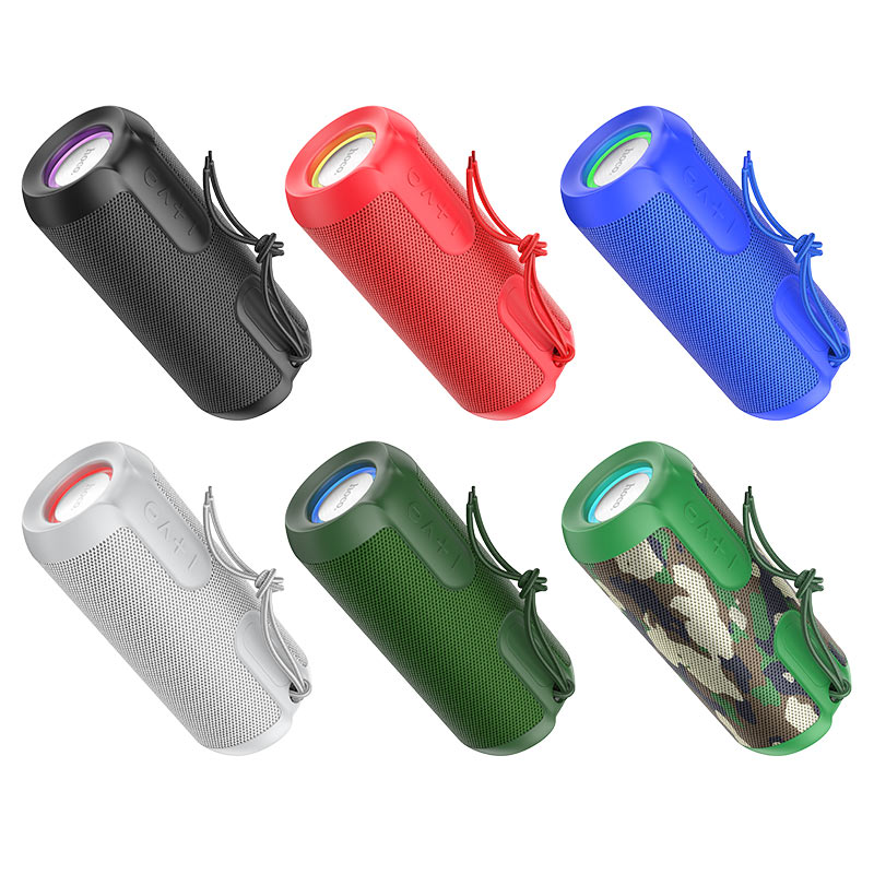 Hoco BS48 Artistic sports BT speaker - Camouflage green - Saif Al Najmi Kw