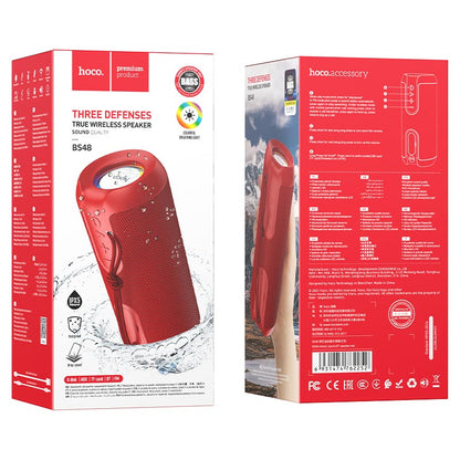 Hoco BS48 Artistic sports BT speaker - Red - Saif Al Najmi Kw