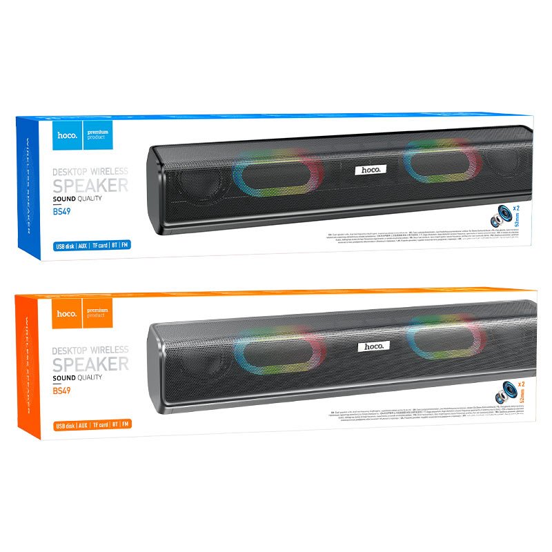 Hoco BS49 Dazzling sound desktop wireless speaker - Black - Saif Al Najmi KwWireless SpeakersHocoSaif Al Najmi KwBS49-BLAHoco BS49 Dazzling sound desktop wireless speaker - Black - Saif Al Najmi Kw