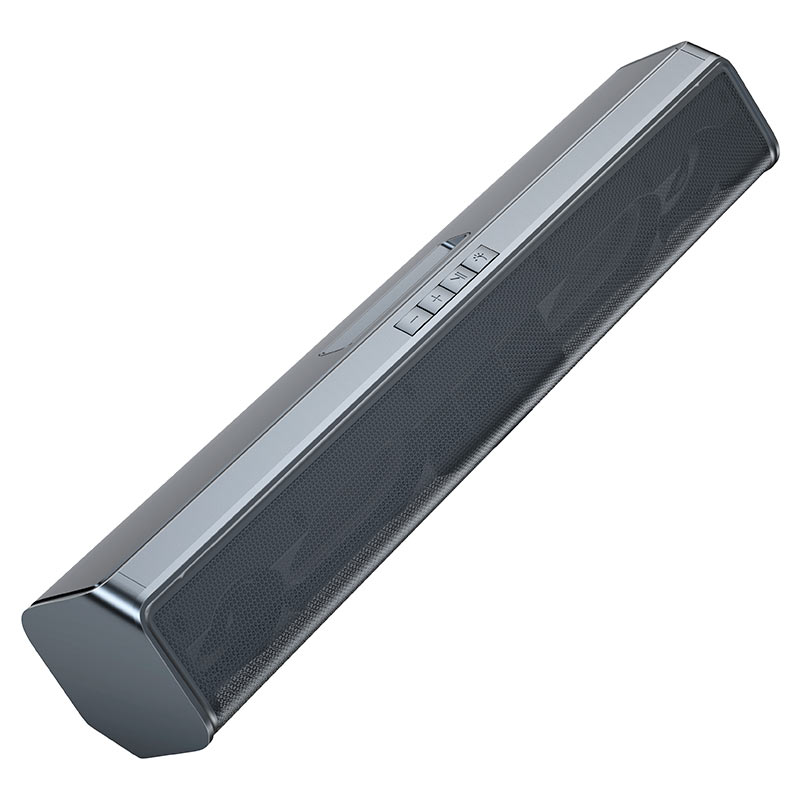 Hoco BS49 Dazzling sound desktop wireless speaker - Metal gray - Saif Al Najmi Kw