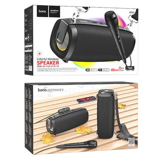 Hoco BS55 Gallant outdoor BT speaker with wired mic - Saif Al Najmi KwSaif Al Najmi KwSaif Al Najmi KwBlackHoco BS55 Gallant outdoor BT speaker with wired mic