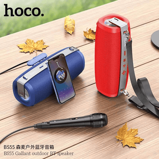 Hoco BS55 Gallant outdoor BT speaker with wired mic - Saif Al Najmi KwSaif Al Najmi KwSaif Al Najmi KwRedHoco BS55 Gallant outdoor BT speaker with wired mic