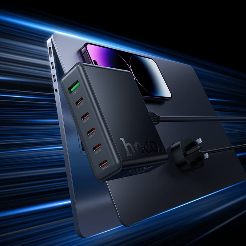 Hoco C152B Modern Charging Station – 70W PD Fast Charge Hub with USB - C & Dual USB - A (UK Plug) - Saif Al Najmi KwChargersHocoSaif Al Najmi KwHoco C152B Modern Charging Station – 70W PD Fast Charge Hub with USB - C & Dual USB - A (UK Plug)