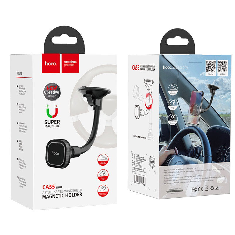 Hoco CA55 Astute Series Windshield Phone Holder - Saif Al Najmi Kw
