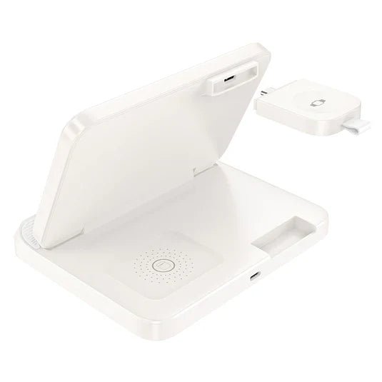Hoco CQ7 wireless charging desktop stand 15W output,charging for phone, headset and smartwatch - Saif Al Najmi KwWireless ChargersSaif Al Najmi KwSaif Al Najmi KwWhiteHoco CQ7 wireless charging desktop stand 15W output,charging for phone, headset and smartwatch