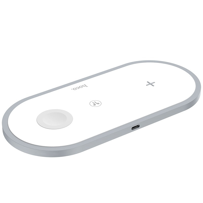 Hoco Wireless charger “CW24 Handsome” 3-in-1 tabletop charging dock 10w