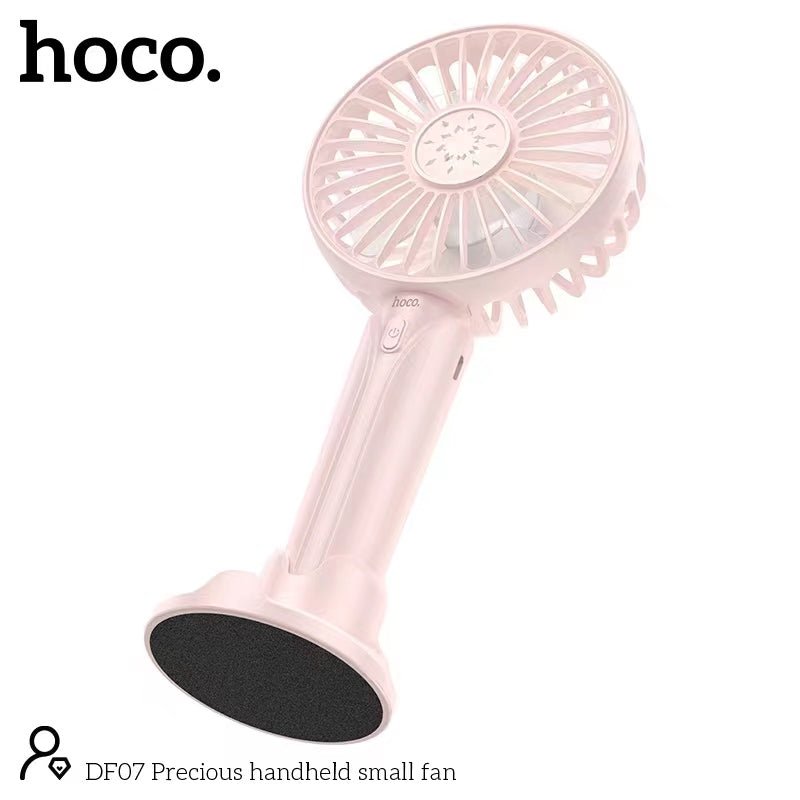 HOCO DF07 Mini Handheld Fan 1200 mAh Battery with Phone Holder - Saif Al Najmi KwFansHocoSaif Al Najmi KwDF07-pinkPinkHOCO DF07 Mini Handheld Fan 1200 mAh Battery with Phone Holder