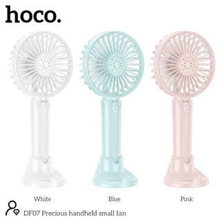 HOCO DF07 Mini Handheld Fan 1200 mAh Battery with Phone Holder - Saif Al Najmi KwFansHocoSaif Al Najmi KwDF07-white132943WhiteHOCO DF07 Mini Handheld Fan 1200 mAh Battery with Phone Holder