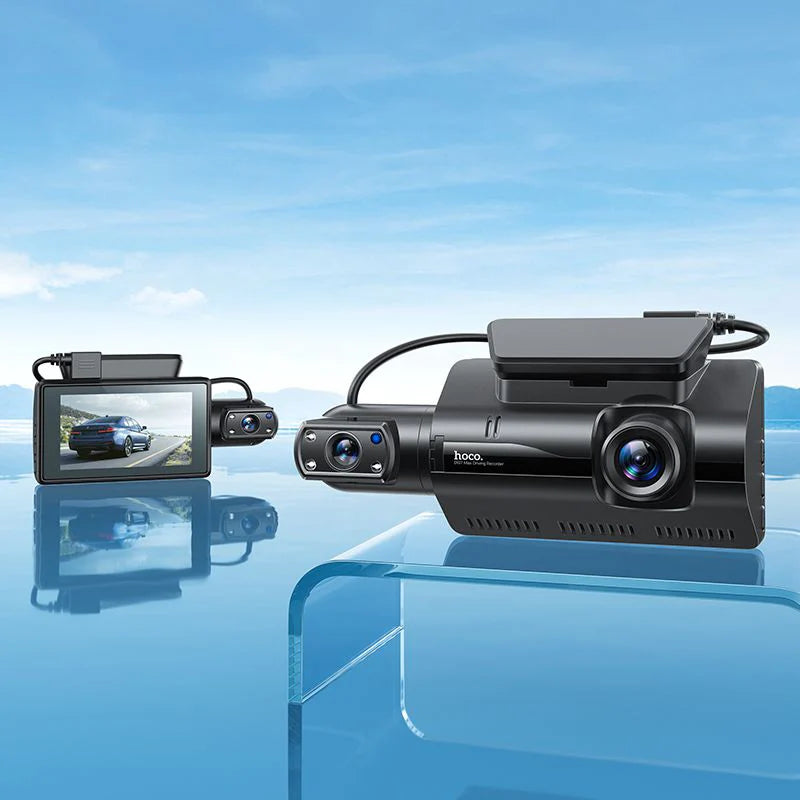 Hoco DI07 Max Dual Camera Driving Recorder Dash Camera (Wifi Version) - Saif Al Najmi Kw