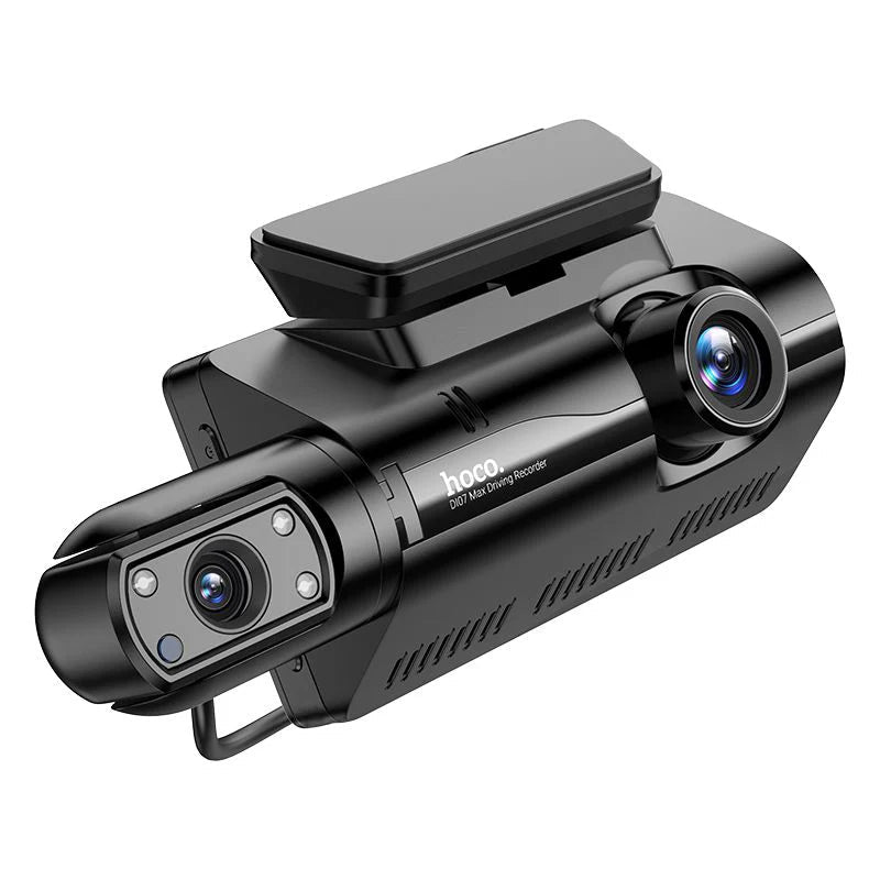 Hoco DI07 Max Dual Camera Driving Recorder Dash Camera (Wifi Version) - Saif Al Najmi KwCar Dash CameraHocoSaif Al Najmi KwHoco DI07 Max Dual Camera Driving Recorder Dash Camera (Wifi Version) - Saif Al Najmi Kw