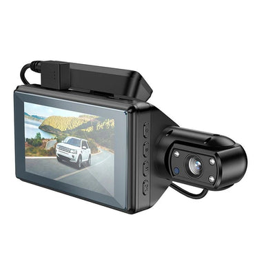 Hoco DI07 Max Dual Camera Driving Recorder Dash Camera (Wifi Version) - Saif Al Najmi KwCar Dash CameraHocoSaif Al Najmi KwHoco DI07 Max Dual Camera Driving Recorder Dash Camera (Wifi Version) - Saif Al Najmi Kw