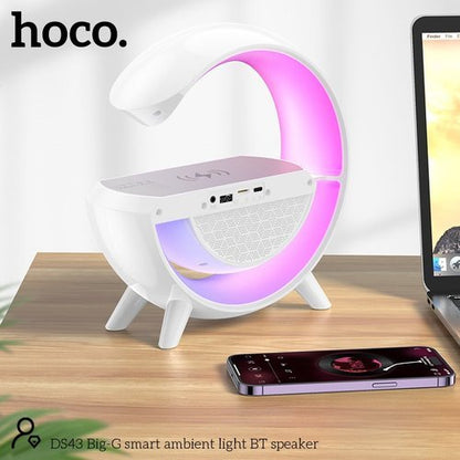 Hoco DS43 Big - G Smart Ambient Wireless Charging BT Speaker - Saif Al Najmi KwWireless SpeakersHocoSaif Al Najmi KwDS43132944Hoco DS43 Big - G Smart Ambient Wireless Charging BT Speaker - Saif Al Najmi Kw