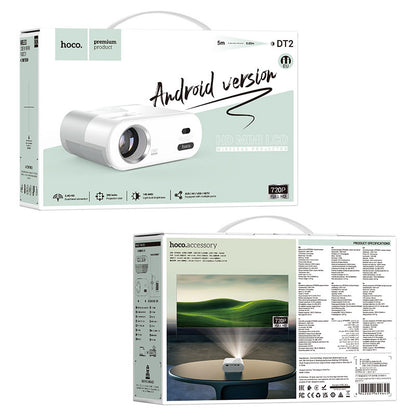 Hoco DT2 720p Android Wireless Projector - Saif Al Najmi KwPROJECTORHocoSaif Al Najmi KwHoco DT2 720p Android Wireless Projector