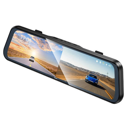 Hoco DV16 Mirror Dual - Channel Dash Cam – 9.66″ Touch Display, Front + Rear Recording - Saif Al Najmi KwCar Dash CameraHocoSaif Al Najmi KwHoco DV16 Mirror Dual - Channel Dash Cam – 9.66″ Touch Display, Front + Rear Recording
