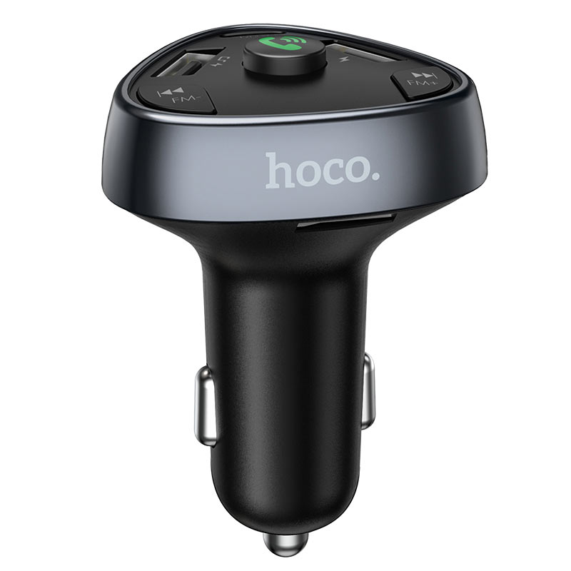 Hoco E51 Car Charger With BT FM Transmitter Type-C 18W - Saif Al Najmi Kw