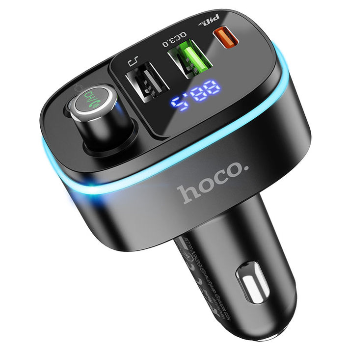 Hoco E62 Fast PD20W+QC3.0 Car Bluetooth FM Transmitter - Saif Al Najmi Kw