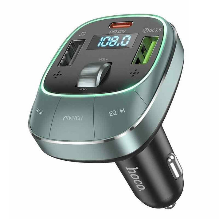 Hoco E76 Car Bluetooth FM Receiver 48W Charger - Saif Al Najmi Kw