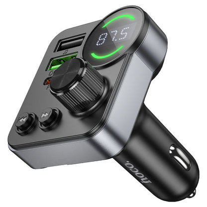 Hoco E86 Alegria Car Charger PD30W QC3.0 Wireless FM Transmitter - Saif Al Najmi KwCar ChargersHocoSaif Al Najmi KwHoco E86 Alegria Car Charger PD30W QC3.0 Wireless FM Transmitter