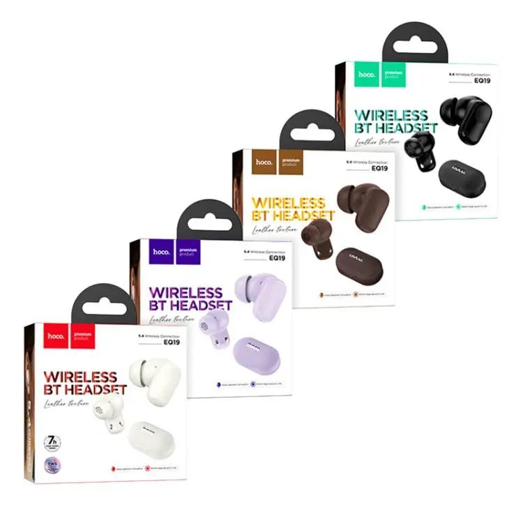 Hoco EQ19 Duke V TWS Earphones – True Wireless Bluetooth 5.3 with Charging Case - Saif Al Najmi KwEarpodsHocoSaif Al Najmi KwBlackHoco EQ19 Duke V TWS Earphones – True Wireless Bluetooth 5.3 with Charging Case - Saif Al Najmi Kw