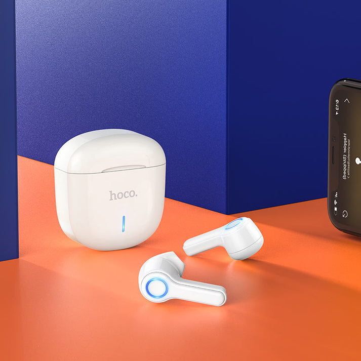 Hoco ES45 Harmony sound TWS wireless headset - White - Saif Al Najmi KwEarpodsHocoSaif Al Najmi KwHOCO ES45129020Hoco ES45 Harmony sound TWS wireless headset - White - Saif Al Najmi Kw
