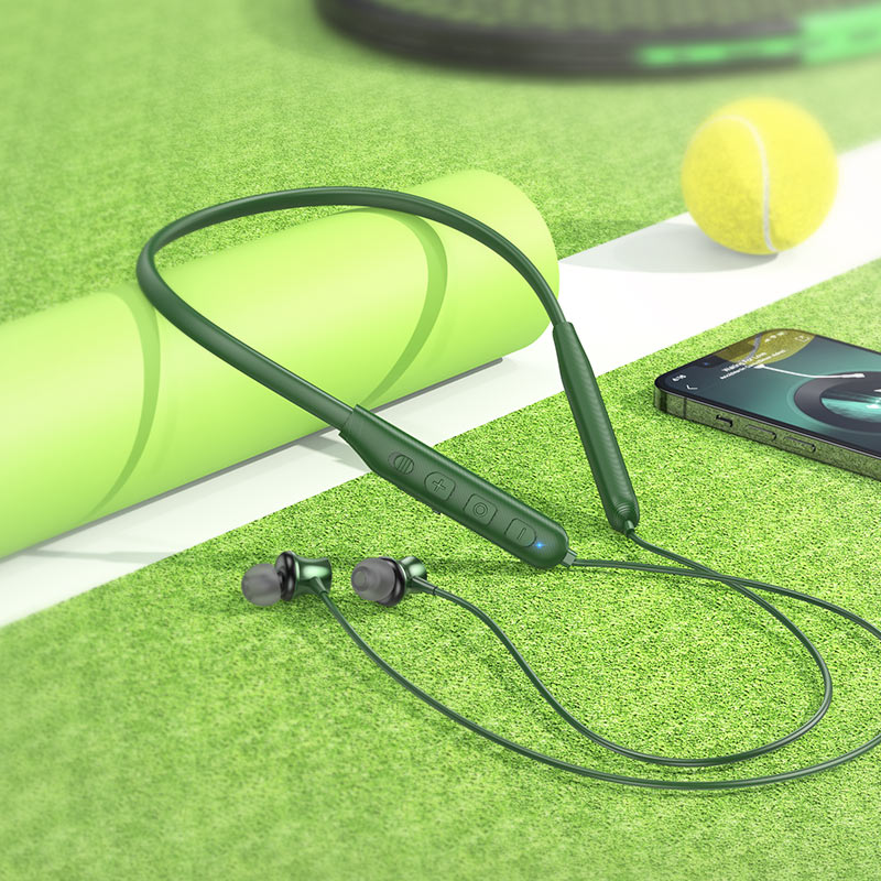 Hoco ES64 Easy Sound sports BT earphones - dark green - Saif Al Najmi Kw