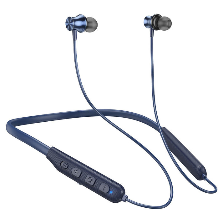 Hoco ES64 Easy Sound sports BT earphones - navy blue - Saif Al Najmi Kw